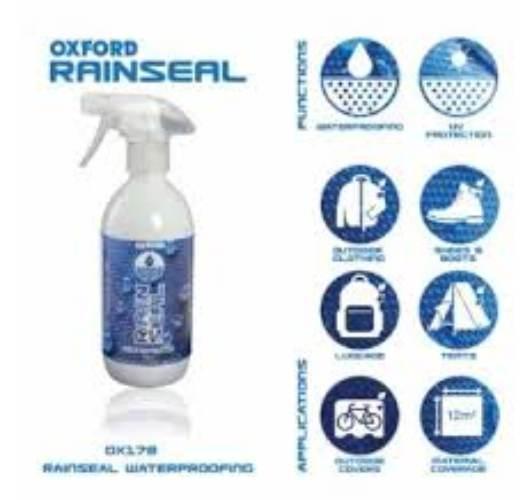Oxford Środek Do Impregnacji Wodoodpornej Materiałów Tekstylnych Rain Seal