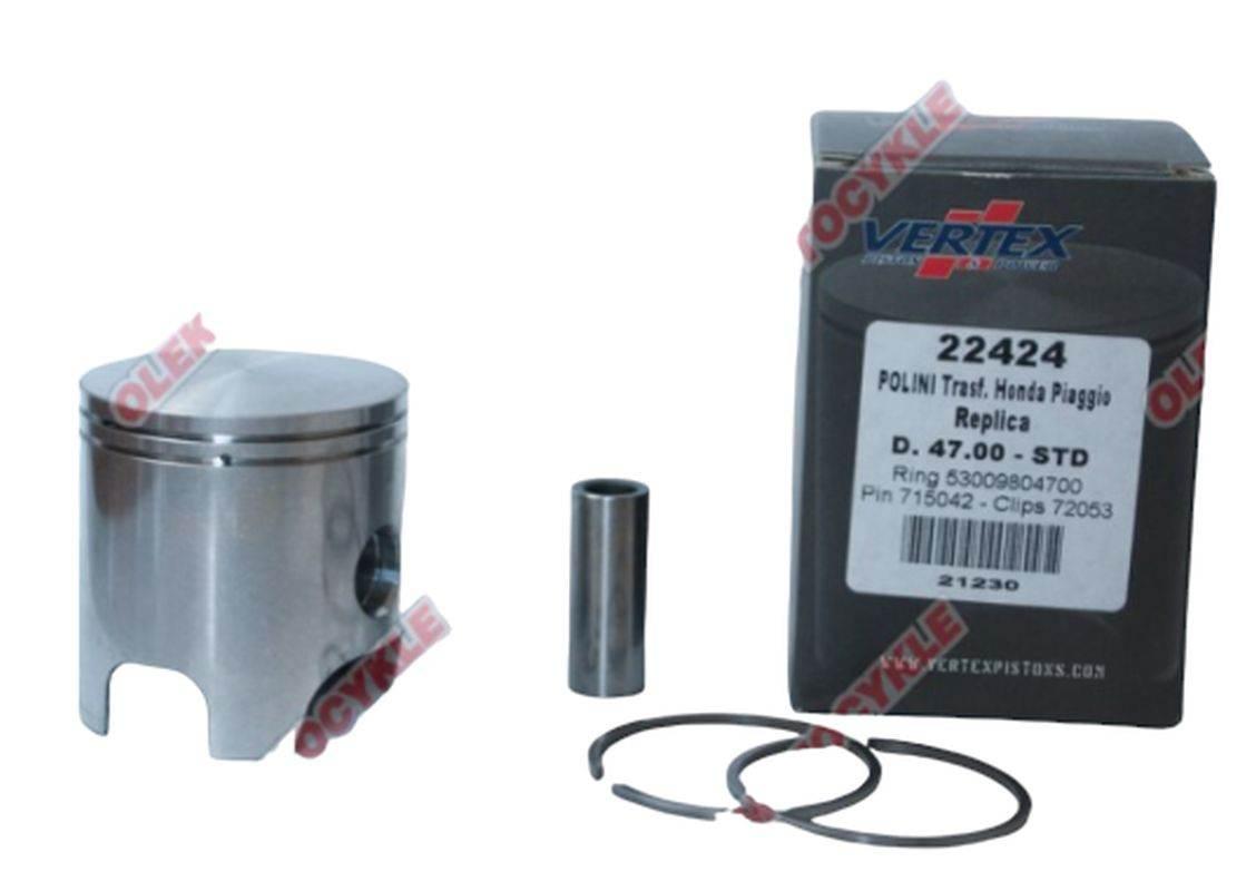 Vertex Tłok Polini, Honda, Piaggio 46,95Mm Sworzeń 12Mm Pierścienie 5300980
