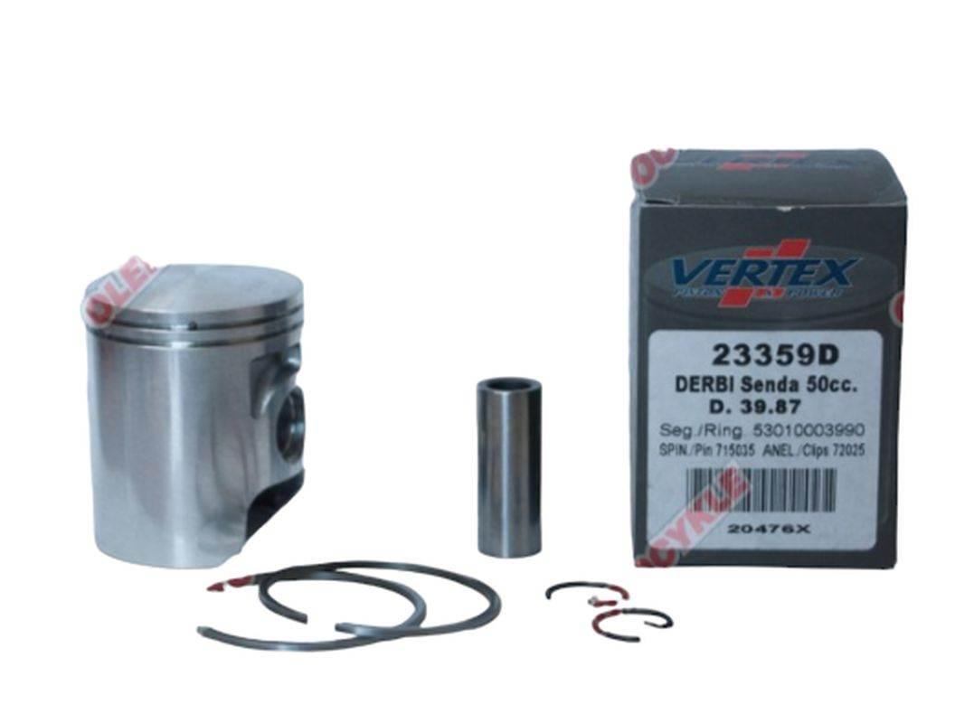 Vertex Tłok Derbi Senda 50 39,87Mm Pierścienie 53010003990 X 2 Szt