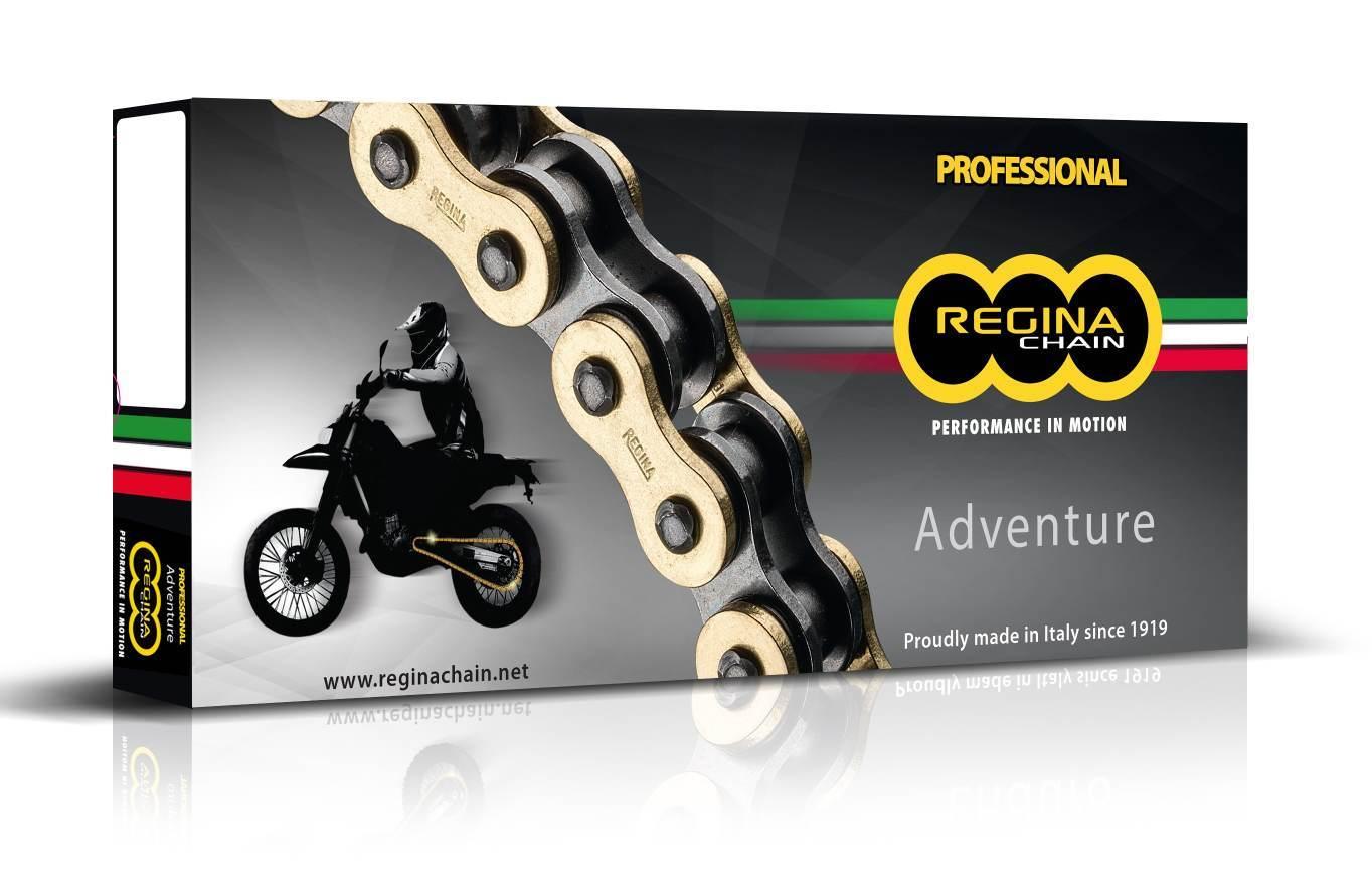 Regina Łańcuch Napędowy 520Zre 120 Ogniw Z-Ring Enduro Do 650Ccm Złoty Zapi