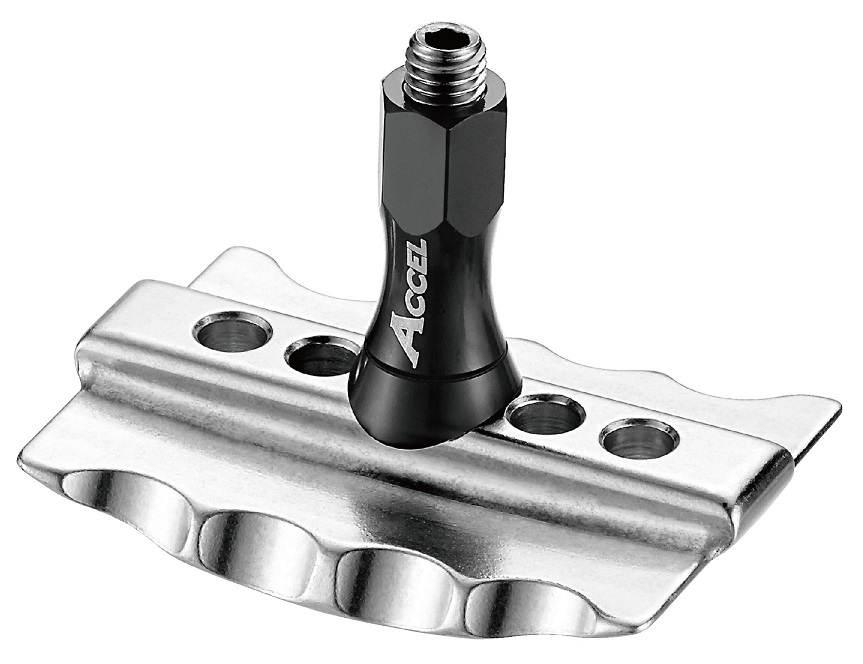 Accel Trzymak Opony 2,15 Aluminiowy Z Nakrętką Alu Wzmacniany
