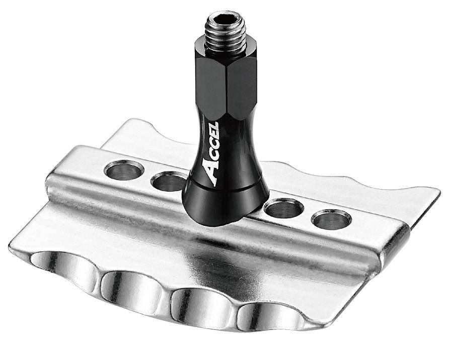 Accel Trzymak Opony 2,50 Aluminiowy Z Nakrętką Alu Wzmacniany