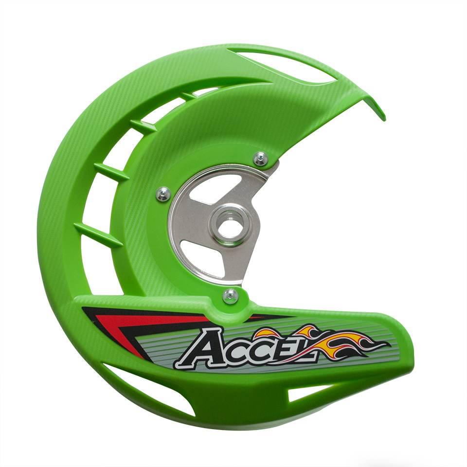 Accel Osłona Tarczy Hamulcowej Przód Kawasaki Kxf 250/450 '06-'18 Kolor Zie