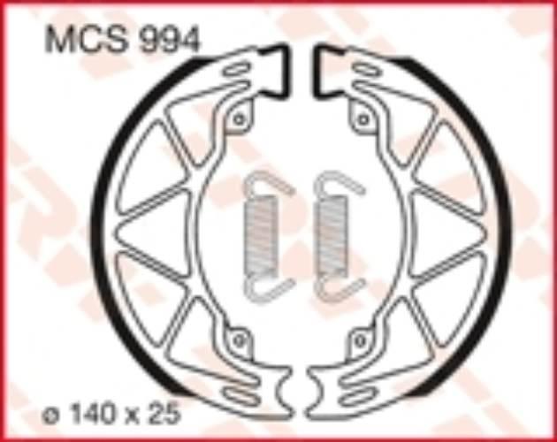 Trw Zf Szczęki Hamulcowe 140X25Mm 816