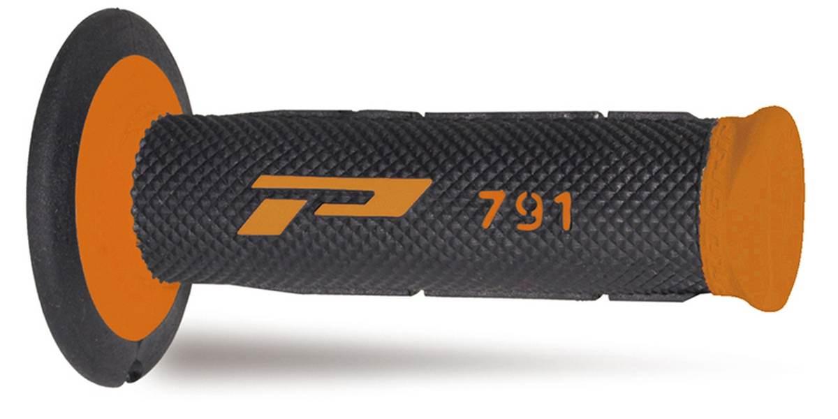 Progrip Manetki Pg791 Off Road 22+25Mm, Dł.115Mm Kolor Pomarańczowy/Czarny