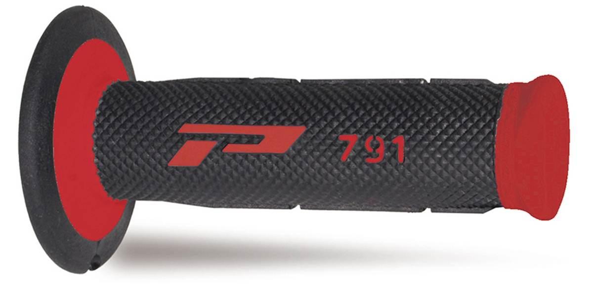 Progrip Manetki Pg791 Off Road 22+25Mm, Dł.115Mm Kolor Czerwony/Czarny Dwus