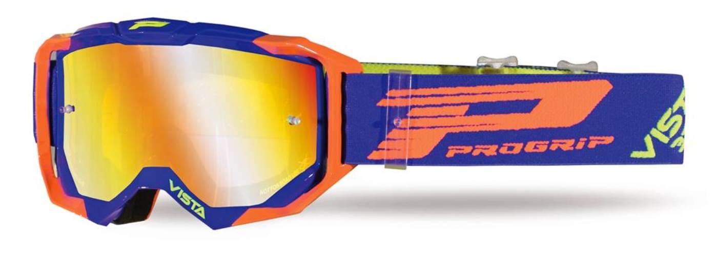 Progrip Gogle Pg3303-272 Fl Vista Kolor Niebieski/Pomarańczowy Fluo Szyba P