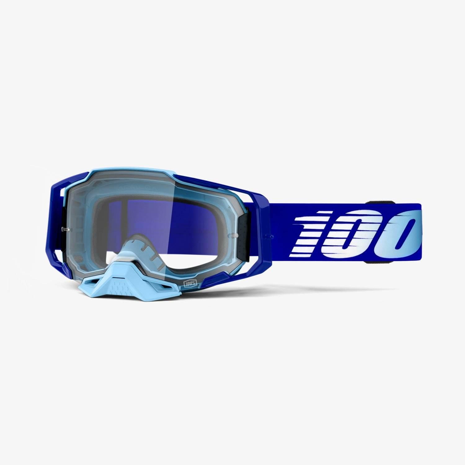 100 Procent Gogle Armega Royal - Clear Lens - Kolor Niebieski Szybka Przeźr