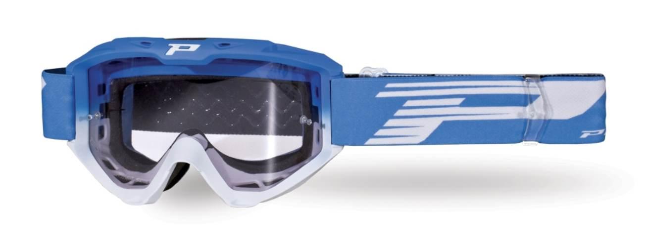 Progrip Gogle Pg3450-327 Ls Riot Kolor Niebieski Biały Szyba Pg3210, No Fog
