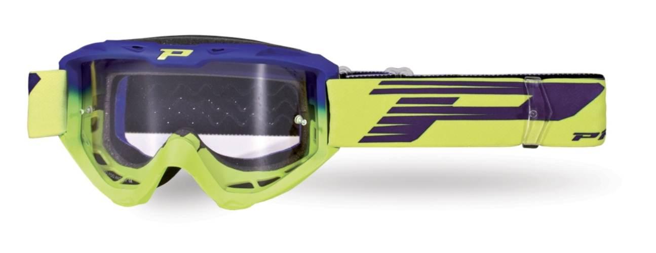 Progrip Gogle Pg3450-264 Ls Riot Kolor Niebieski Zółty Fluo Szyba Pg3210, N