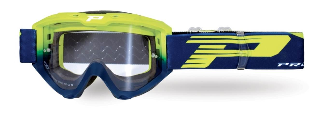 Progrip Gogle Pg3450-309 Ls Riot Kolor Żółty Fluo Niebieski Szyba Pg3210, N