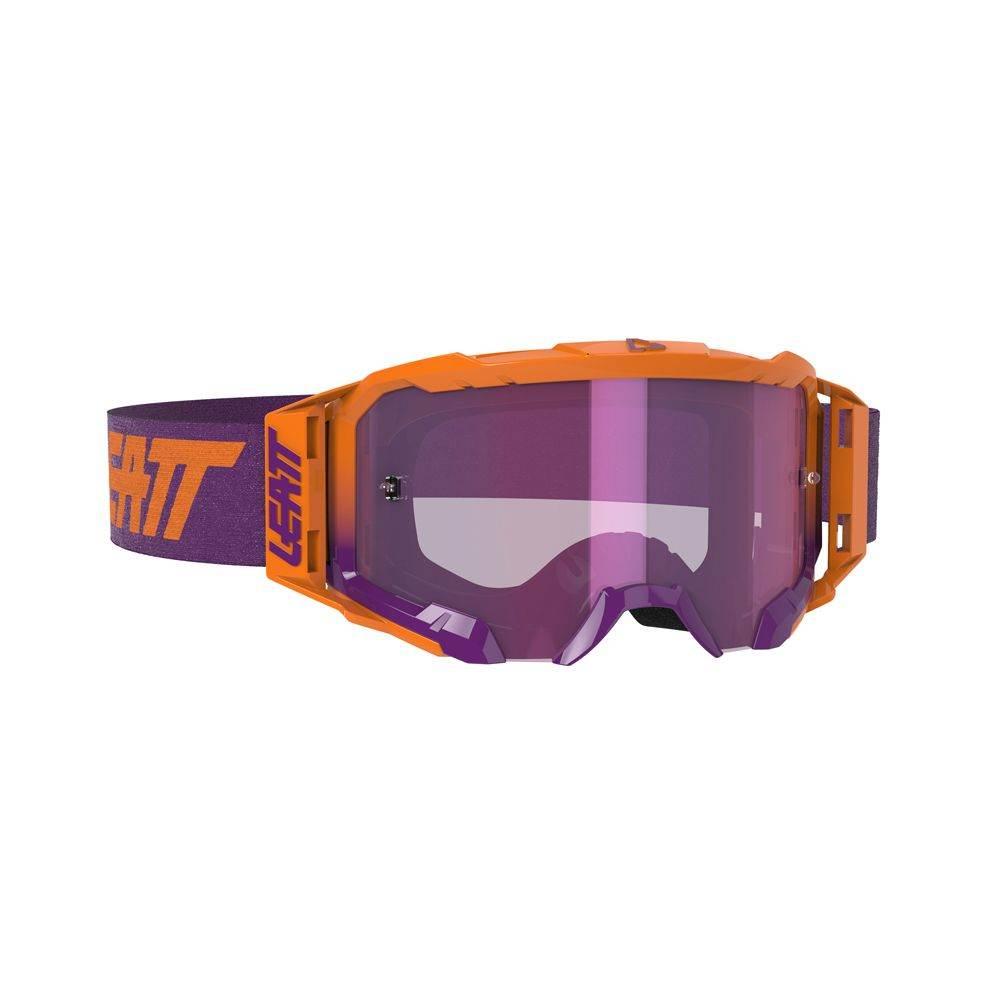 Leatt Gogle Velocity 5.5 Iriz Goggle Neon Orange Lens Purple 78% - Kolor Po
