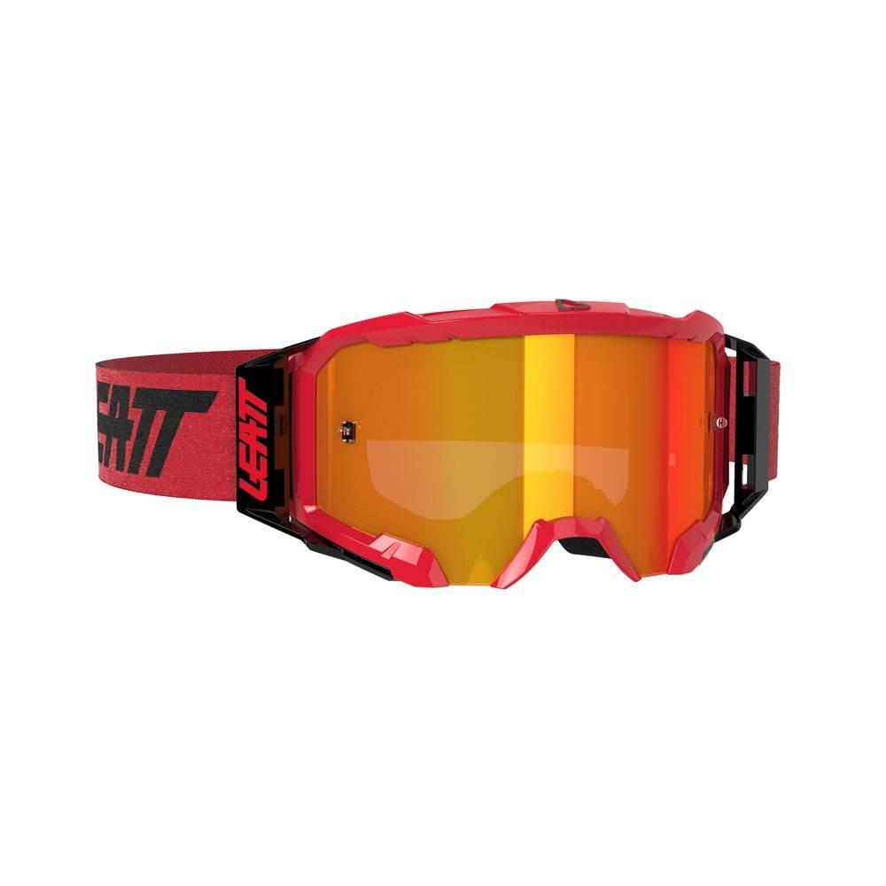 Leatt Gogle Velocity 5.5 Iriz Goggle Red Lens Red 28% - Kolor Czerwony/Czar