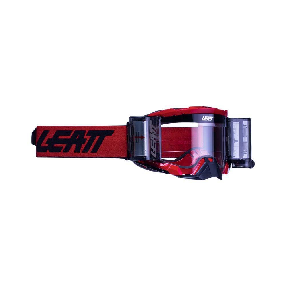 Leatt Gogle Velocity 5.5 Roll-Off Goggle Red Clear 83% - Kolor Czerwony/Cza
