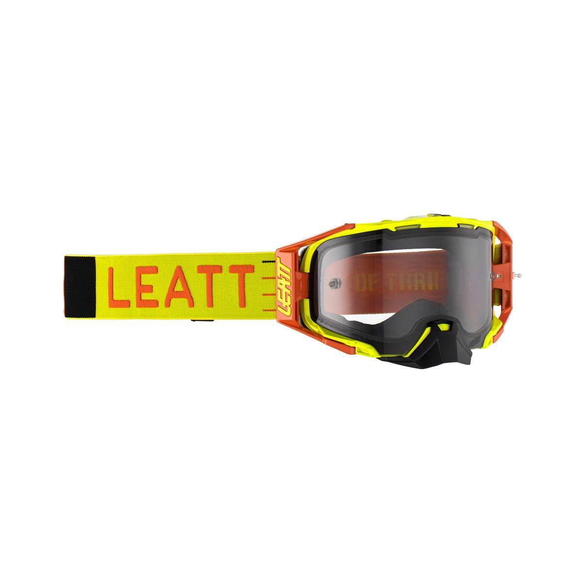 Leatt Gogle Velocity 6.5 Goggle Citrus Light Grey 58% - Kolor Żółty Fluo/Po
