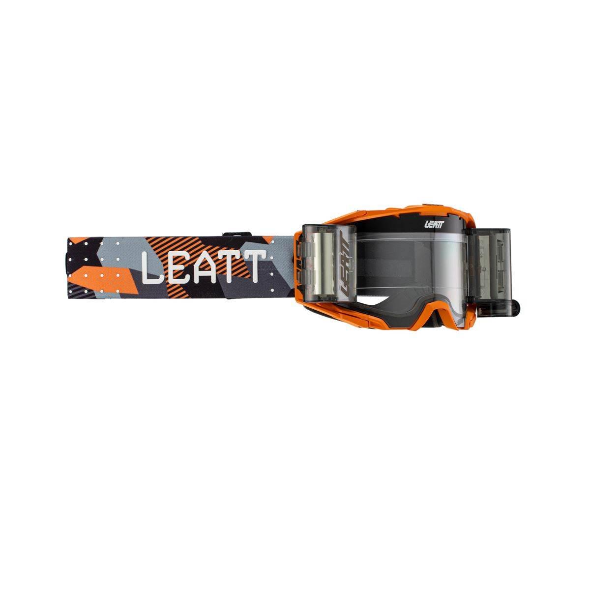 Leatt Gogle Velocity 6.5 Roll-Off Goggle Orange Clear 83% - Kolor Pomarańcz