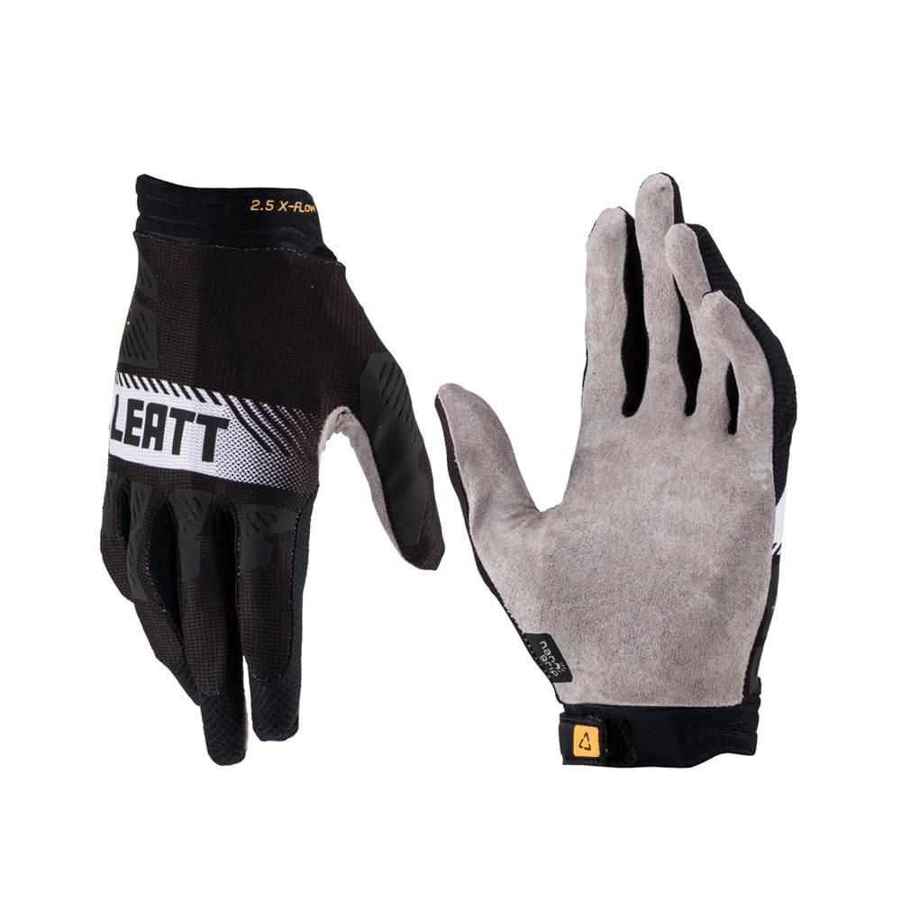 Leatt Rękawice Moto 2.5 X-Flow Glove Black Kolor Czarny/Biały Rozmiar S