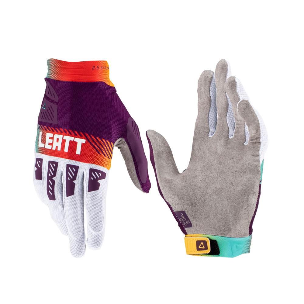 Leatt Rękawice Moto 2.5 X-Flow Glove Indigo Kolor Fioletowy/Biały/Pomarańcz