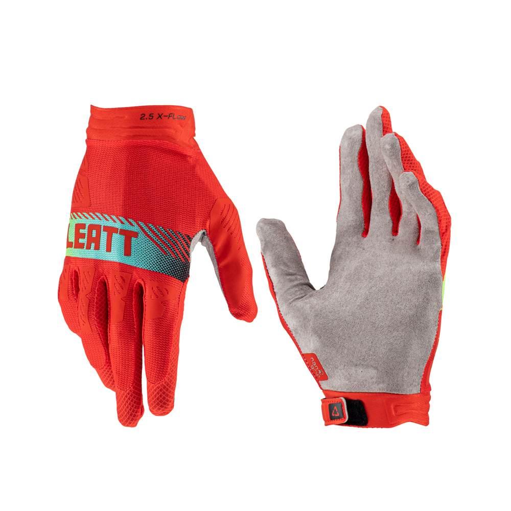 Leatt Rękawice Moto 2.5 X-Flow Glove Red Kolor Czerwony/Niebieski Rozmiar L