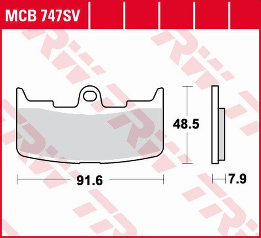 Trw Zf Klocki Hamulcowe Kh345 Sinter Street Buell Xb-9R Firebolt '02-'07, X