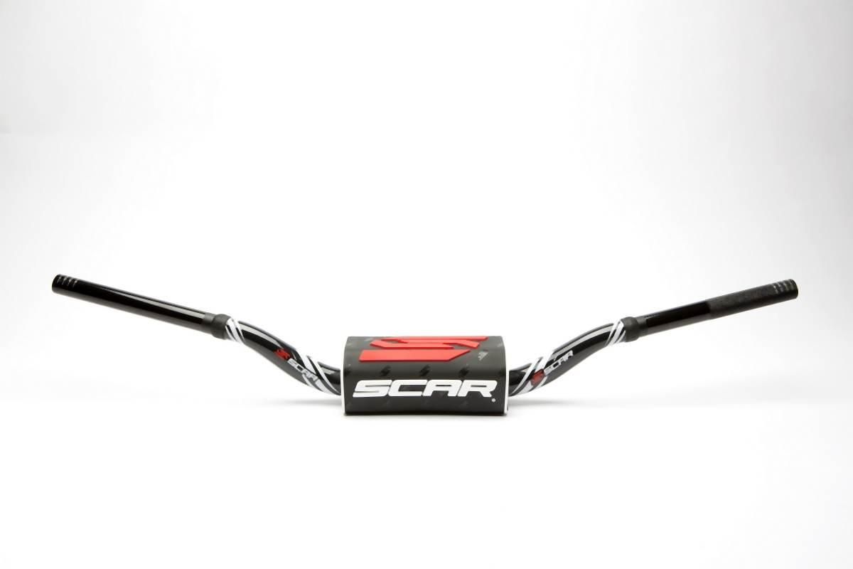 Scar Racing Kierownica 28,6Mm Model Rc Bend Kolor Czarny/Biały Gąbka Kolor