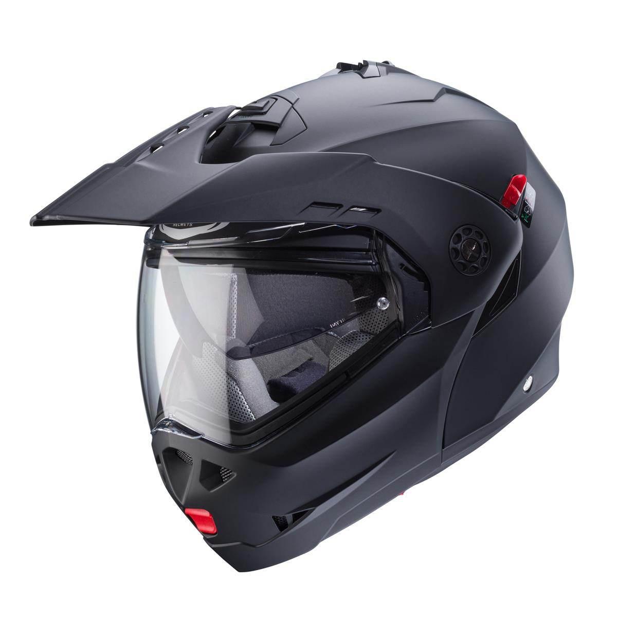 Caberg Kask Szczękowy Flip-Up Enduro Model Tourmax X Solid Kolor Czarny Mat