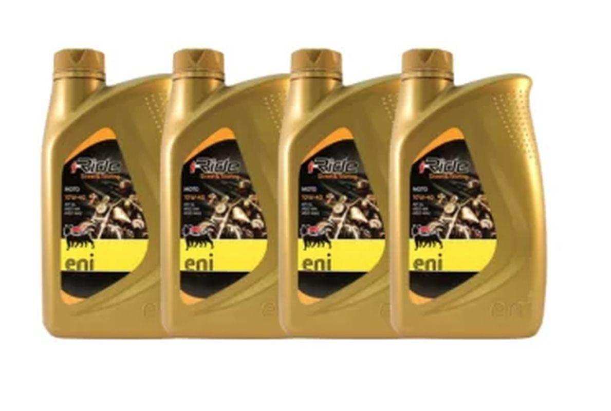 Agip Eni Olej Silnikowy I-Ride Moto 10W40 Półsyntetyczny 4L Ma2 - Karton 4
