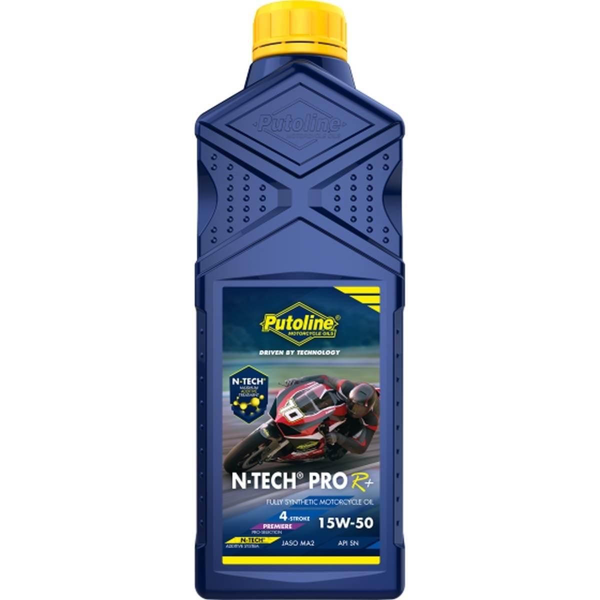 Putoline Olej Silnikowy 4T 100% Syntetyk N-Tech® Pro R+ 15W50 1L Akc