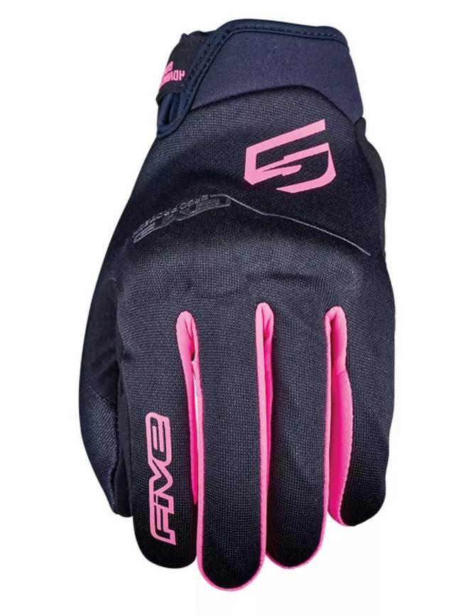 Five Gloves Rękawice Tekstylne Globe Evo Woman Damskie Kolor Czarny/Różowy