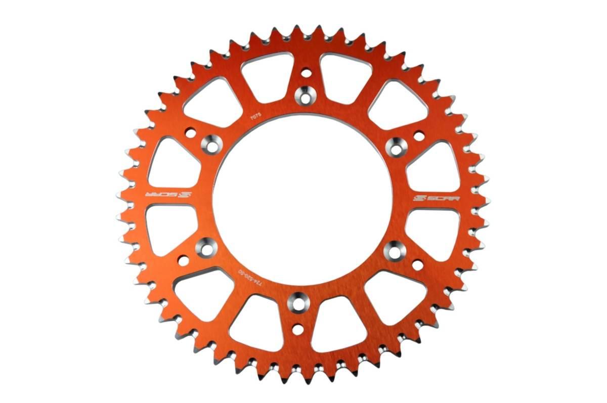 Scar Racing Zębatka Tylna Aluminiowa 89952 Ktm Sx Sxf Exc Excf '93-'25, Hus