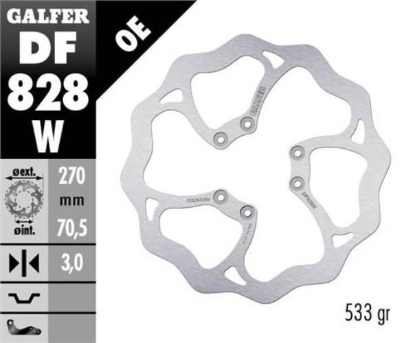 Galfer Tarcza Hamulcowa Przód Tm Racing En 125/250/450/530 '04-14, En 125/3