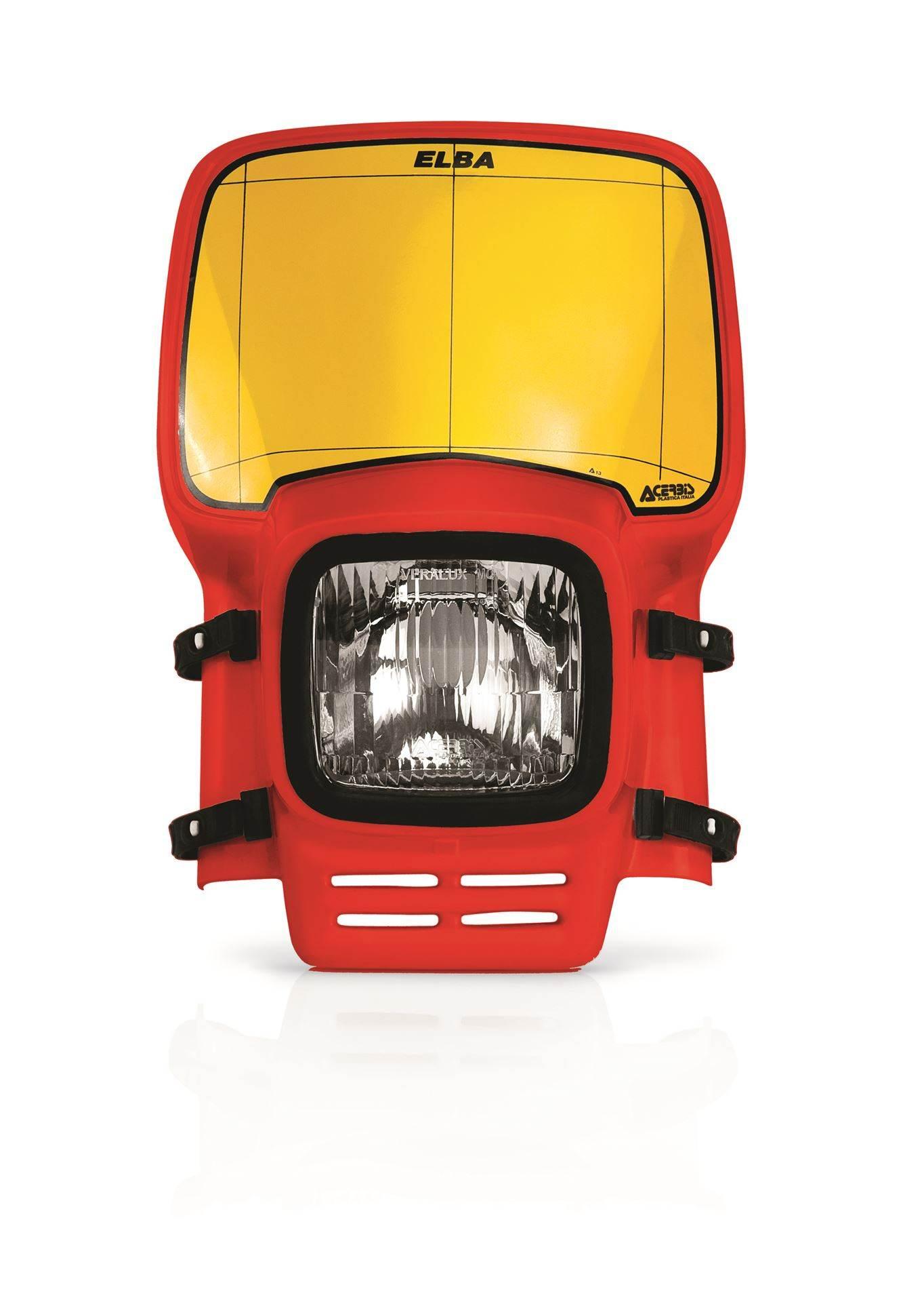 Acerbis Lampa Przednia Elba Owiewka Uniwersalna Kolor Czerwony