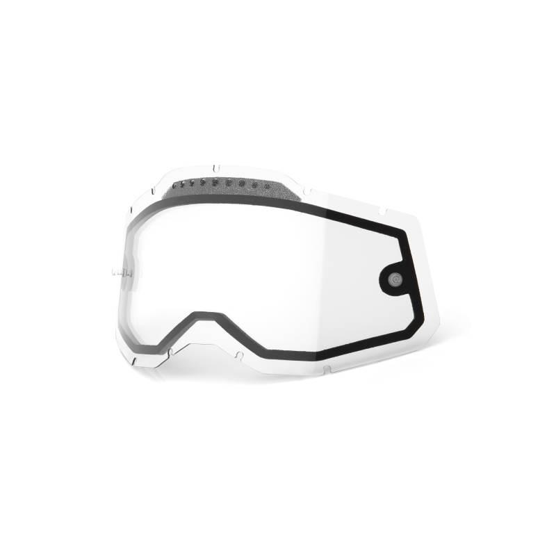 100 Procent Rc2/Ac2/St2 Replacement Lens - Vented Dual Pane Clear - Szyba/S