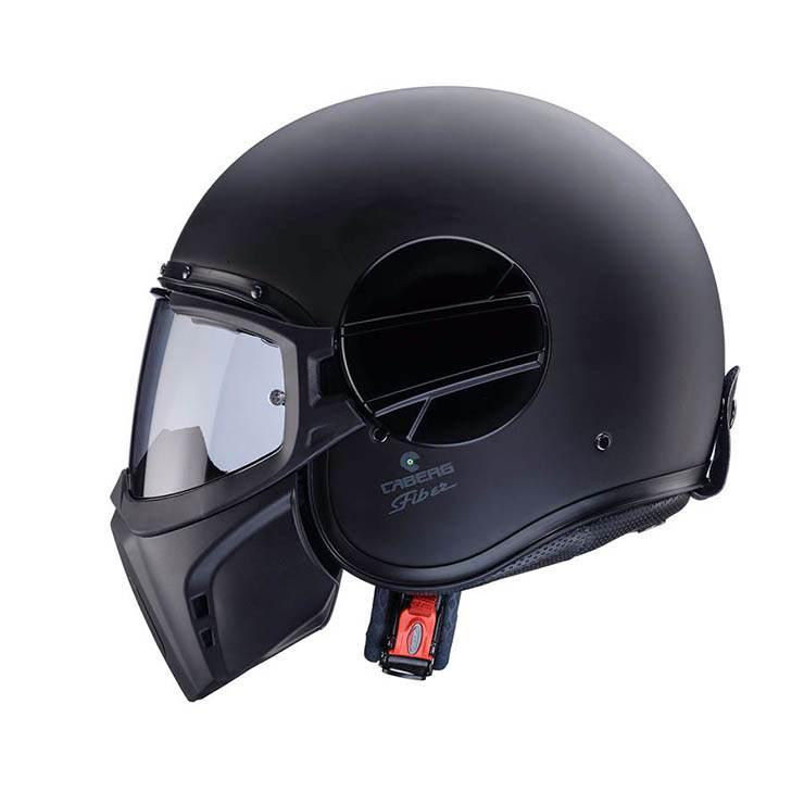Caberg Kask Otwarty Jet Model Ghost X Solid Kolor Czarny Mat Rozmiar M