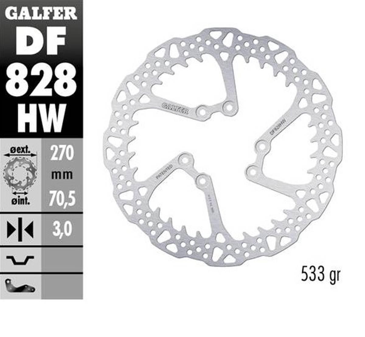 Galfer Tarcza Hamulcowa Przód Tm En/Mx/Smr/Smx 125/144/250/300/400/450/530