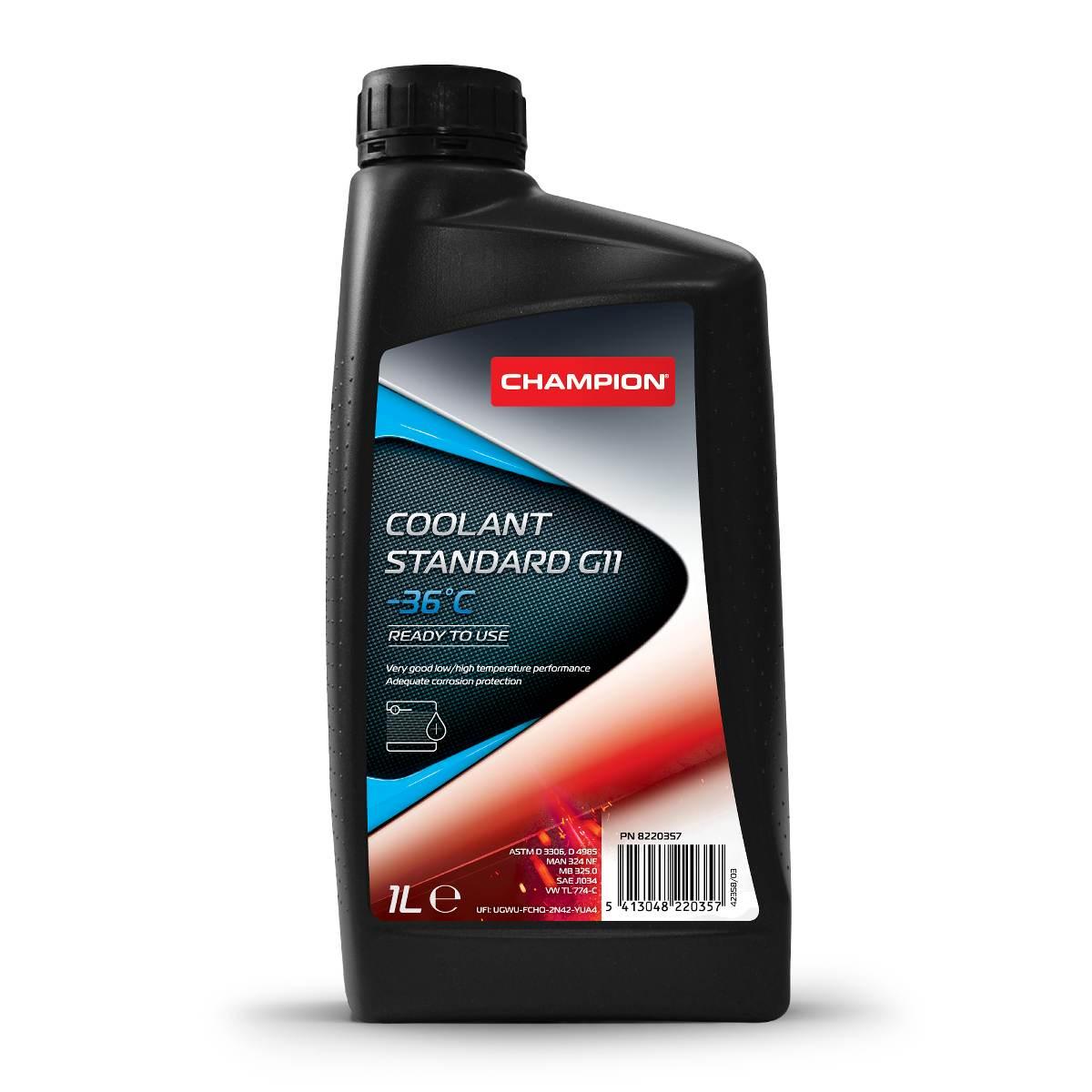 Champion Płyn Do Chłodnicy Coolant Standard G11 -36°C 1L