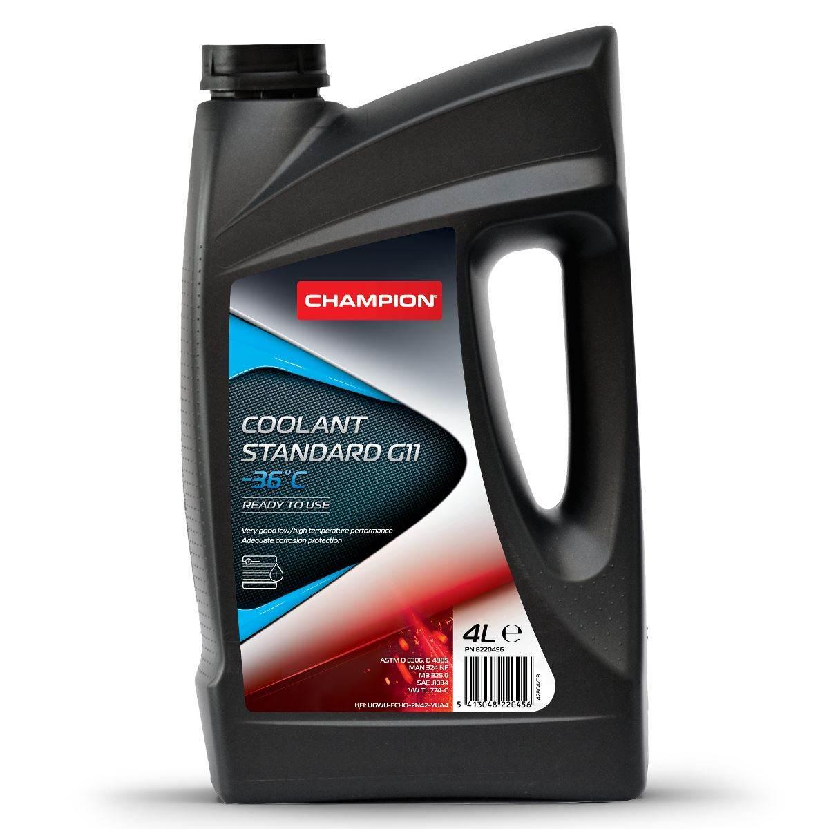 Champion Płyn Do Chłodnicy Coolant Standard G11 -36°C 4L