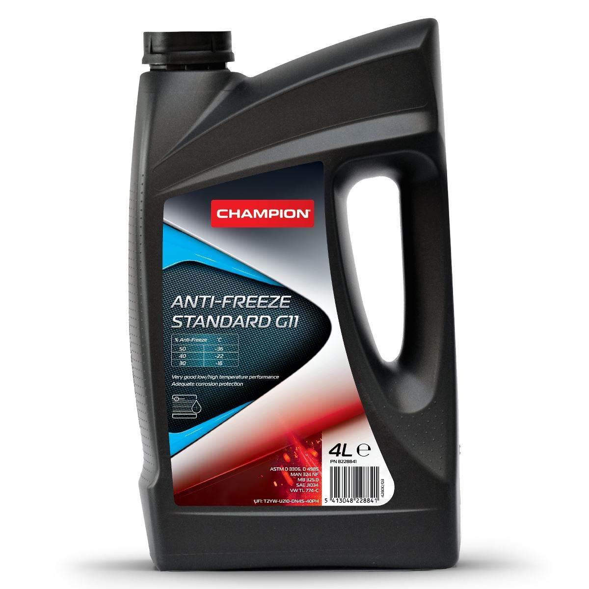 Champion Płyn Do Chłodnicy Anti-Freeze Standard G11 4L