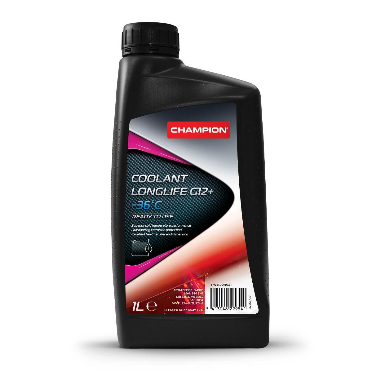 Champion Płyn Do Chłodnicy Coolant Longlife G12+ -36°C 1L