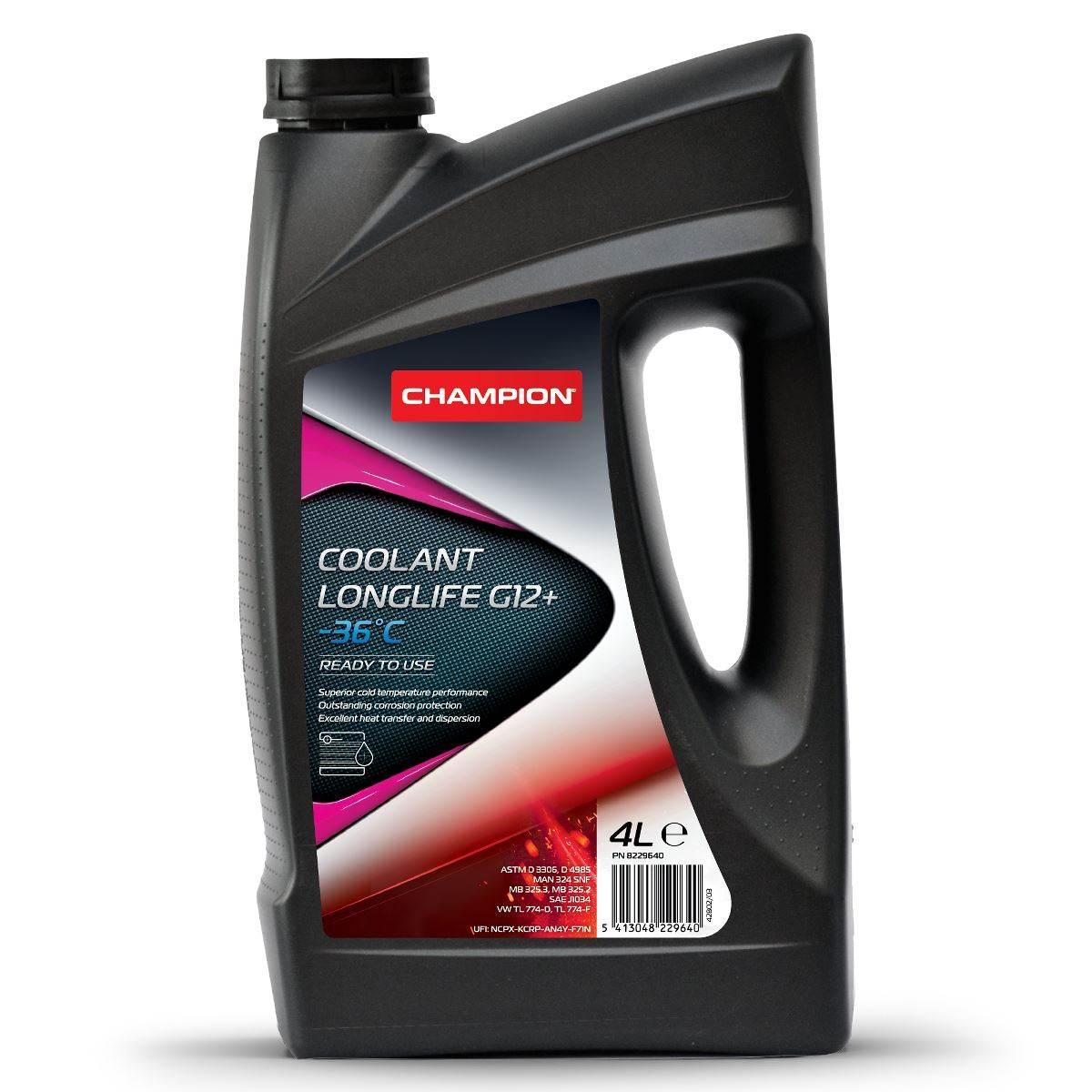 Champion Płyn Do Chłodnicy Coolant Longlife G12+ -36°C 4L