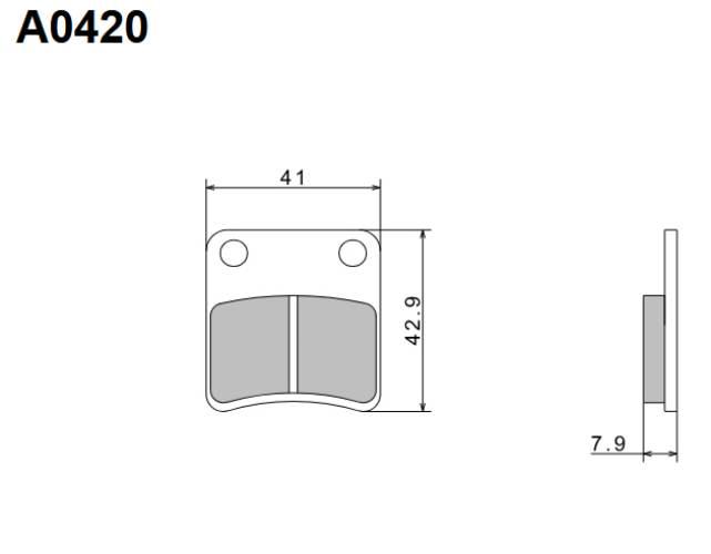 Nissin Klocki Hamulcowe Kh257 Premium Semi-Metallic Spiek Metaliczny Ece R9