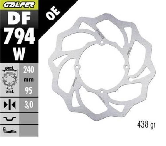 Galfer Tarcza Hamulcowa Przód Ktm Sx 85 '21-; Husqvarna Tc 85 '21-; Gas Gas