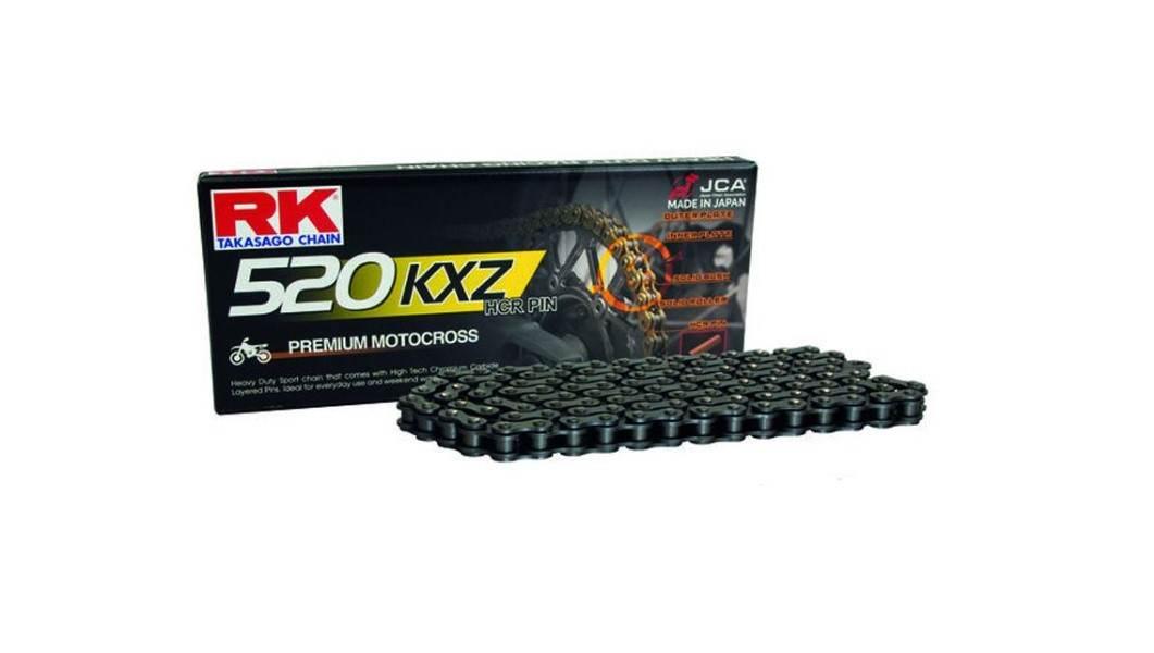Rk Łańcuch Napędowy Motocross 520Kxz-120 Zapinka Cl W Zestawie Kolor Standa