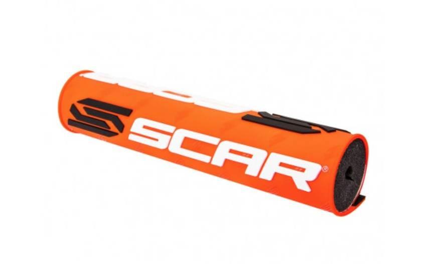Scar Racing Gąbka Na Kierownicę Poprzeczkę 250Mm Kolor Pomarańczowy Z Logo