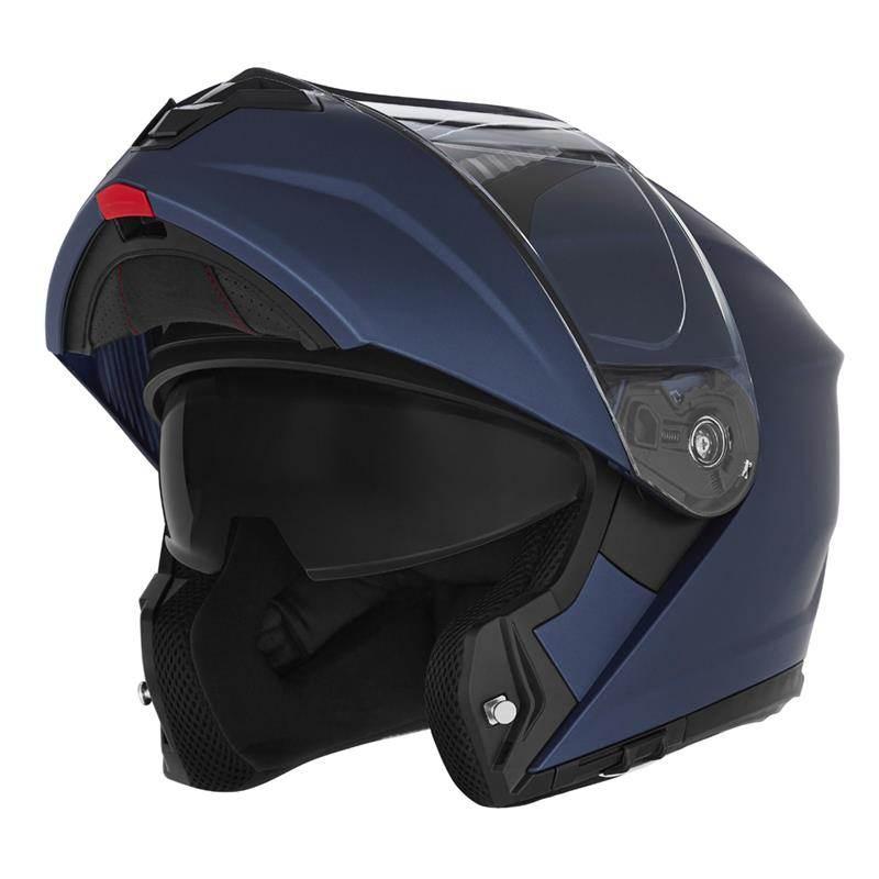 Nox Kask Szczękowy Flip-Up Z Blendą N967 Solid Kolor Niebieski Mat Rozmiar