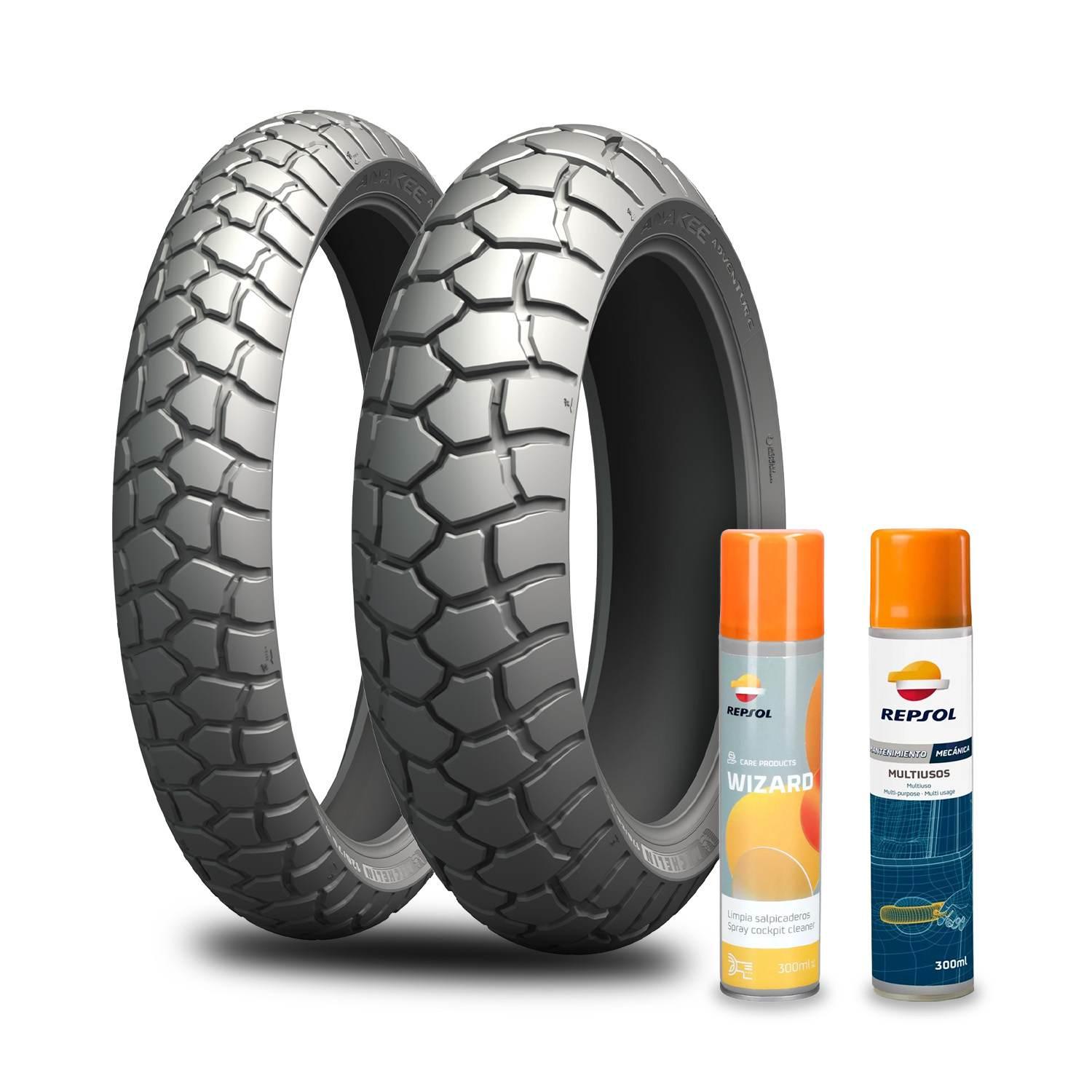 Michelin Komplet Opon Cai580026/25 110/80R19 Anakee Adventure 59V Tl/Tt M/C