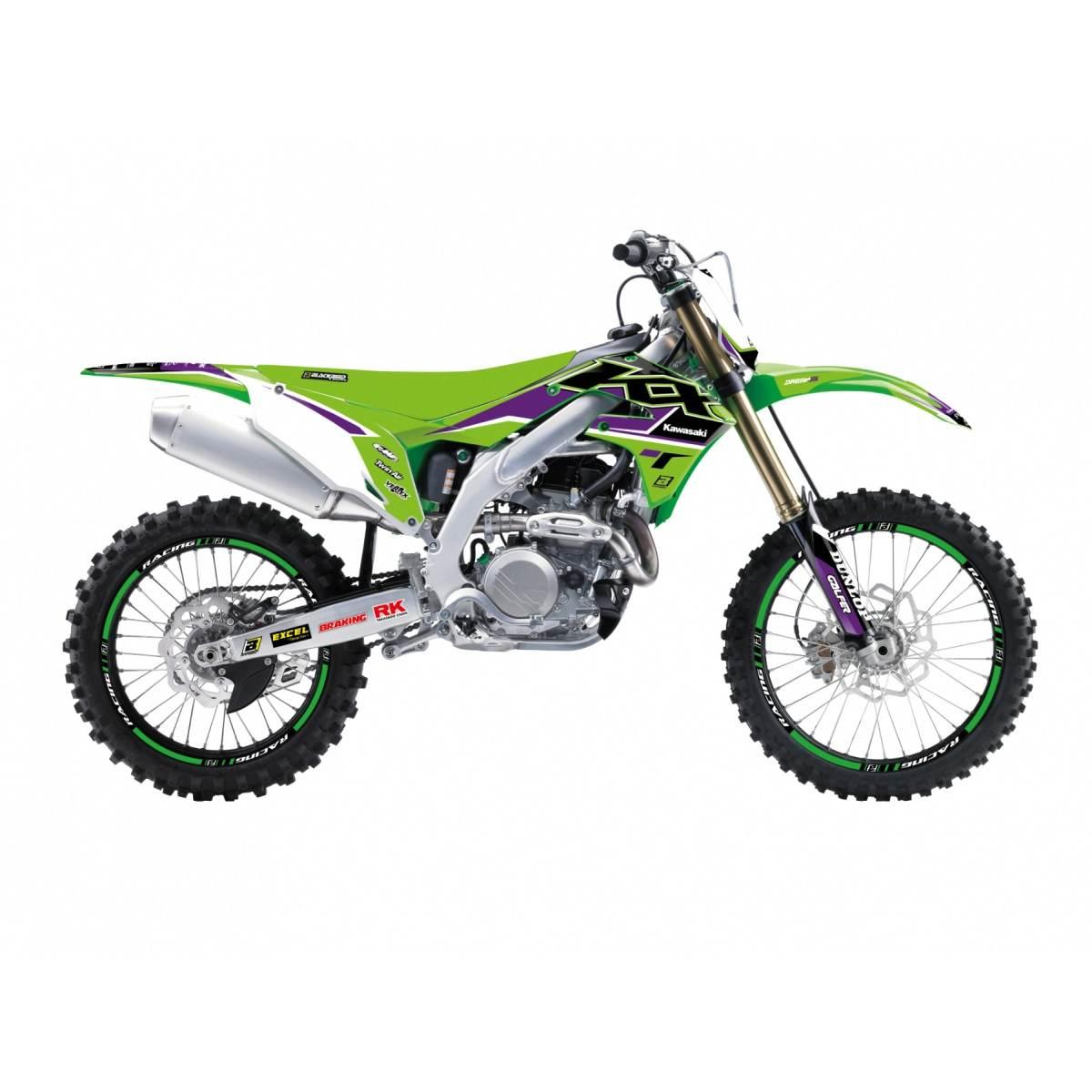 Blackbird Komplet Naklejek Oklein Kawasaki Kx 250F '21-'23, Kx 450F '19-'24