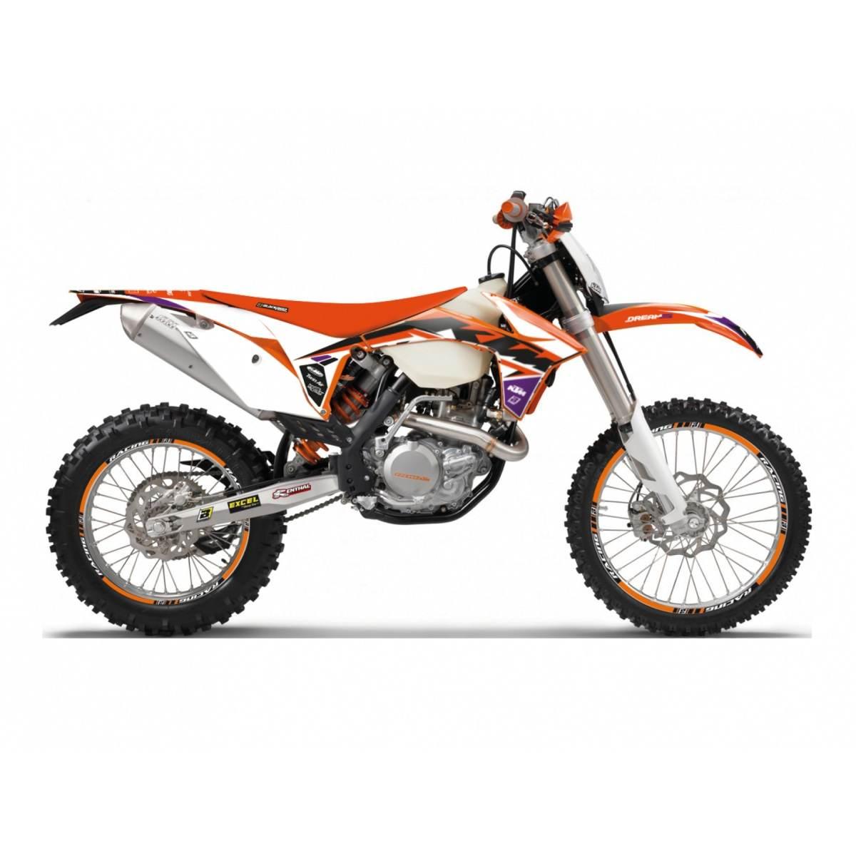 Blackbird Komplet Naklejek Oklein Ktm Sx/Sx-F '11-'12, Exc/Exc-F '12-'13 Dr
