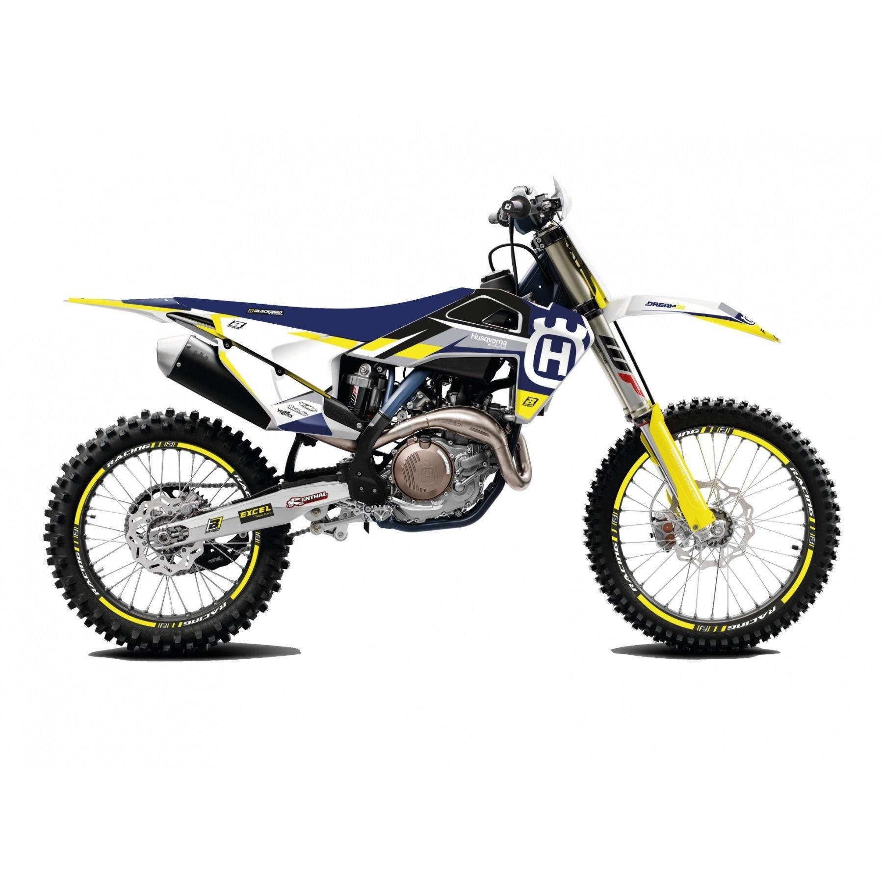 Blackbird Komplet Naklejek Oklein Husqvarna Tc/Fc '19-'22, Te/Fe '20-'23 Dr