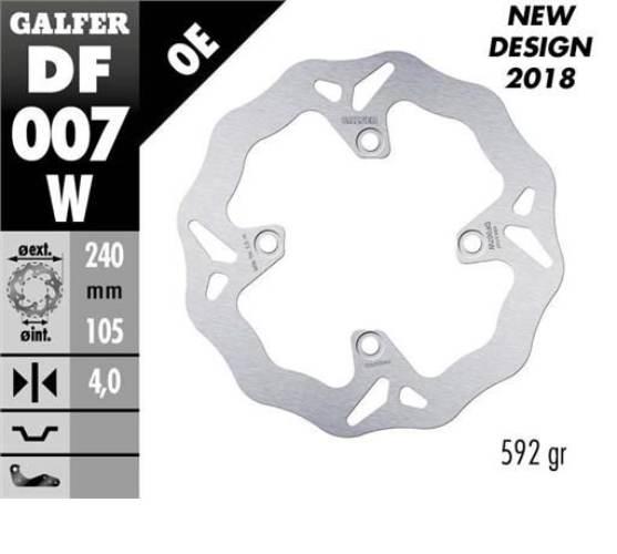 Galfer Tarcza Hamulcowa Tył Honda Xl 600/650/700V Transalp '91-'07; Cb 500
